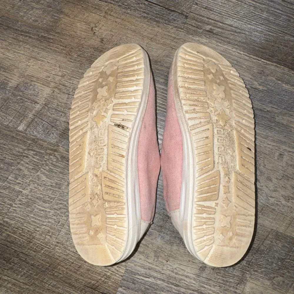 HEYDUDE Wendy Boho Rose Youth 2 Pink Slip On Loafers Boho Aztec Kids Shoes